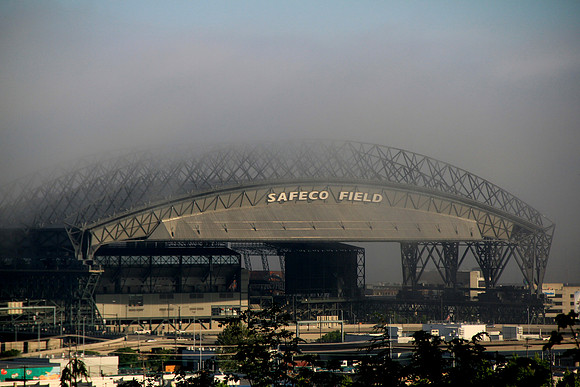 Safeco Field In The Fog