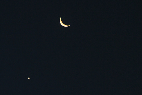 Crescent Moon & Venus