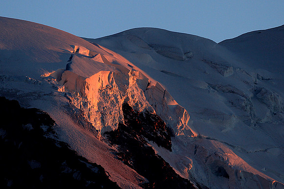 Sun Setting On Emmons Glacier - Mt. Rainier