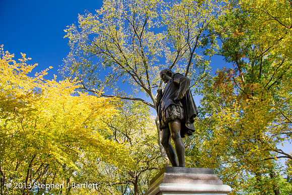 William Shakespeare Statue - Central Park, New York