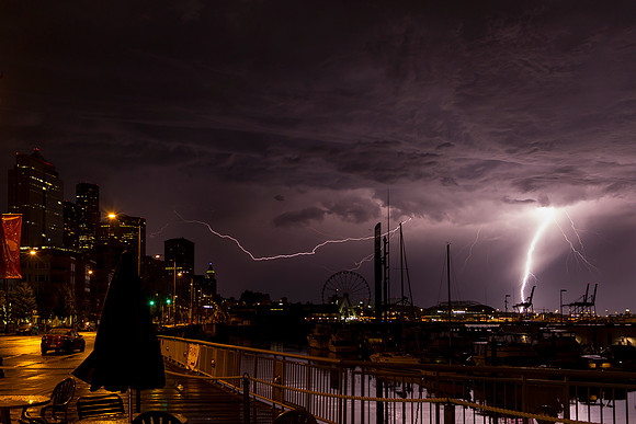 Seattle Lightning Storm