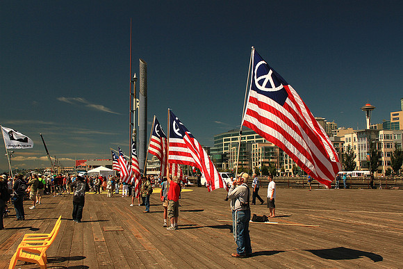 Anti-Militarism Protesters